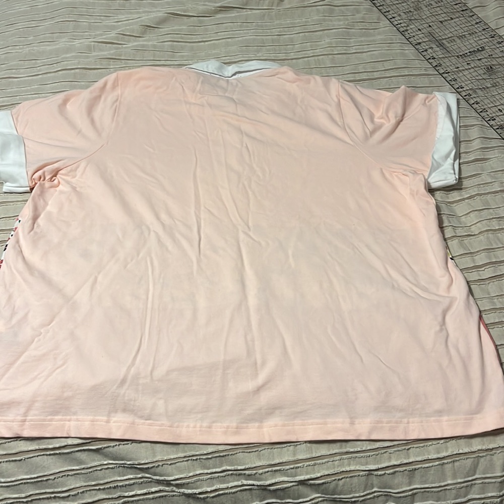 Tommy Hilfiger Colorblock Floral Stripe Polo - Women’s Plus Size 3X - Picture 11 of 16